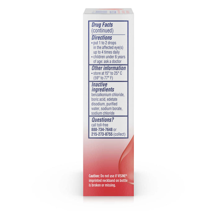 Visine Advanced Eye Drops Redness + Irritation Relief, 0.5 fl. oz UK