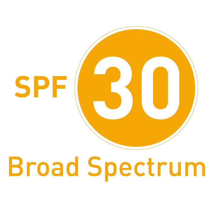 Banner stating that CeraVe Hydrating Face Sunscreen SPF 30 is Broad Spectrum