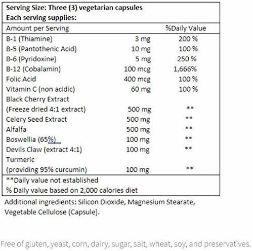 Image of Bio Nutrition Gout Out usage instructions