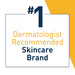 CeraVe Hydrating Face Sunscreen SPF 30 Banner stating number one skin care brand