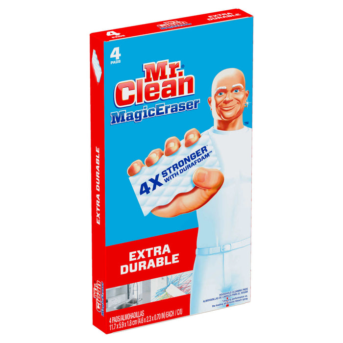 Mr. Clean Magic Eraser Extra Durable, Cleaning Pads with Durafoam, 4 count UK