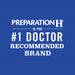 Preparation H Hemorrhoidal Suppositories Banner That Reads Number 1 Recommended Doctor Brand.
