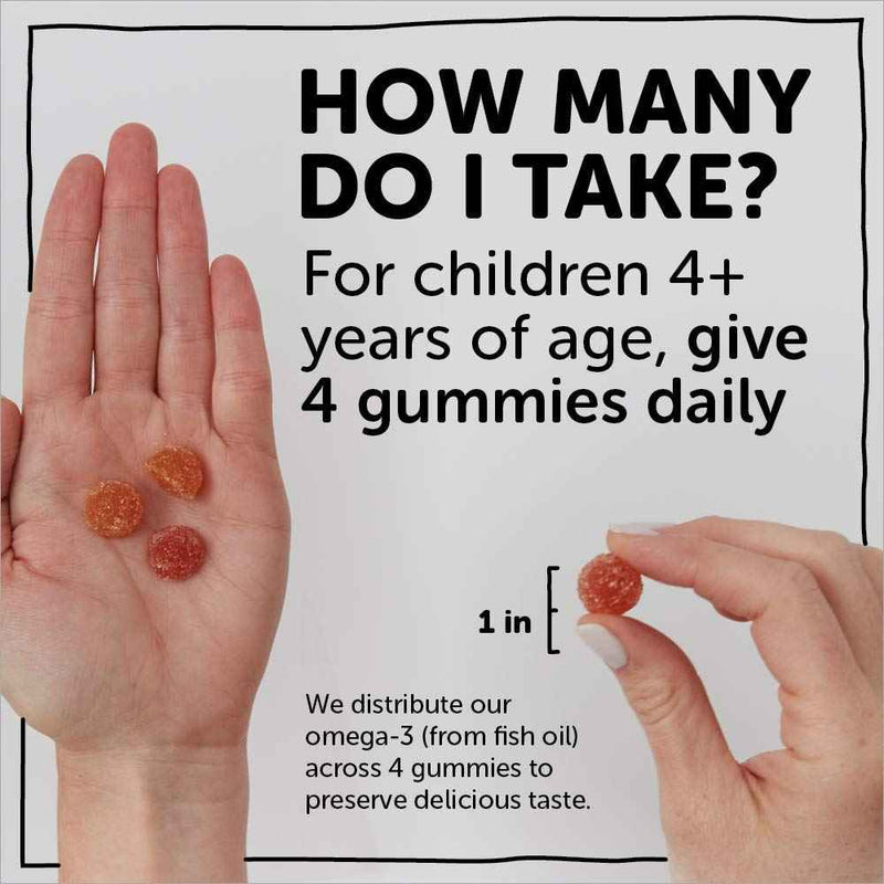 SmartyPants Kids Formula Daily Gummy Multivitamin: Vitamin C, D3, and Zinc for Immunity, Gluten Free, Omega 3 Fish Oil (DHA/EPA), Vitamin B6, Methyl B12, 120 Count UK