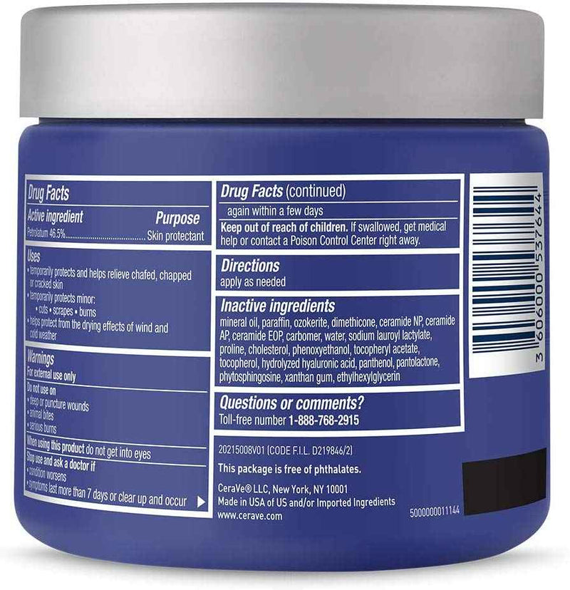 CeraVe Healing Ointment, Protects and Soothes Cracked Skin