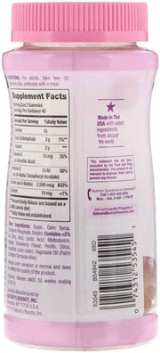 Nature's Bounty Optimal Solutions Hair, Skin & Nails Strawberry Flavored Gummies UK