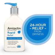 AmLactin UK Rapid Relief Restoring Lotion + Ceramides, 7.9 Ounce, Pump Bottle