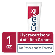 CeraVe Hydrocortisone 1% Dry Skin & Itch Relief Eczema Treatment Cream 1 oz