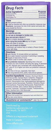 Differin Oil Absorbing Moisturizer with Sunscreen- Broad Spectrum UVA/UVB SPF 30, 4oz