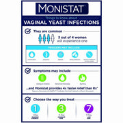 Monistat 7-Day Yeast Infection Treatment, Cream with 7 Applicators UK