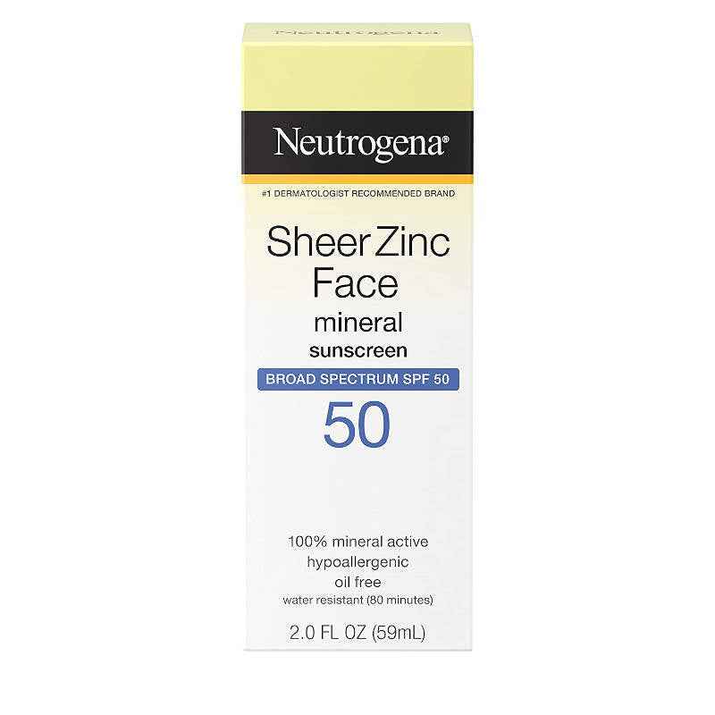 Neutrogena Sheer Zinc Sunscreen SPF 50 UK