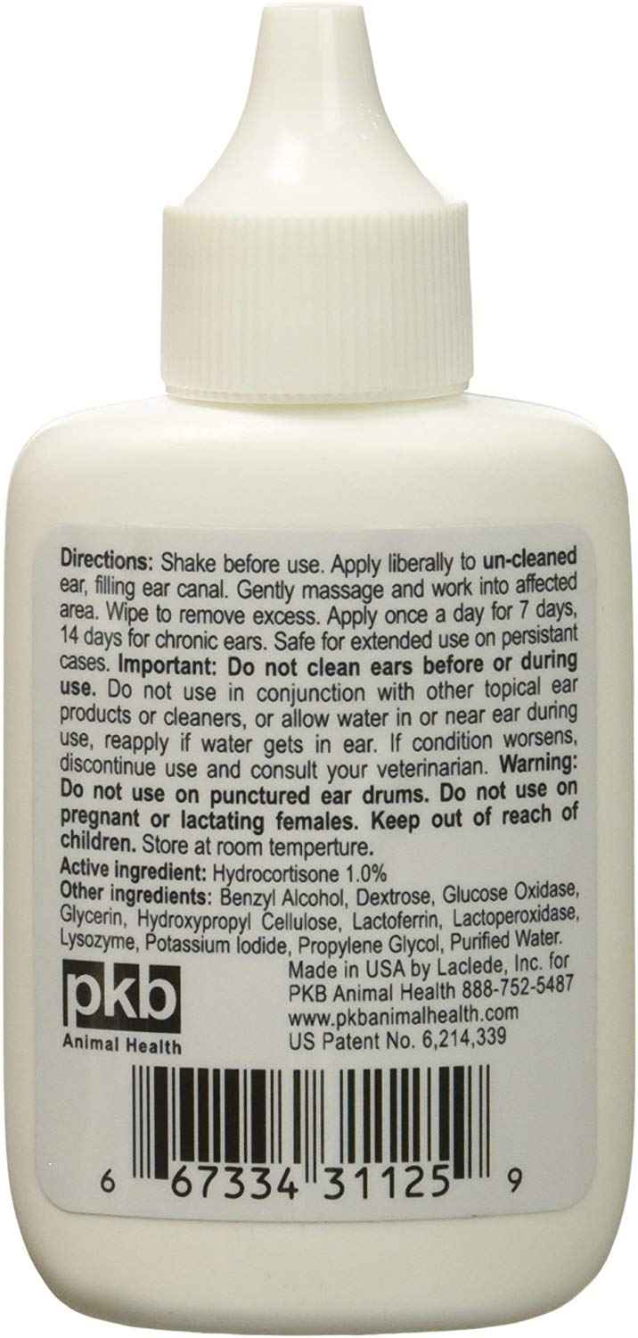 Zymox Otic Hydrocortisone 1.0% Pet Ear Treatment Drops (1.25oz)