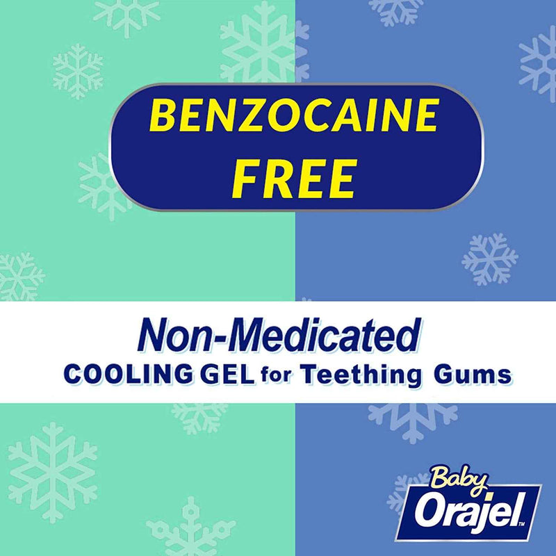 Baby Orajel, Non-Medicated Cooling Gels For Teething Daytime & Nighttime