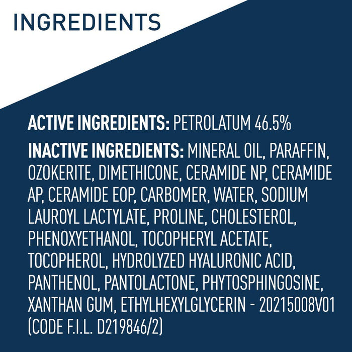 CeraVe Healing Ointment Ingredients List Banner