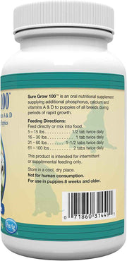 Sure Grow 100 Tablets For Dogs UK