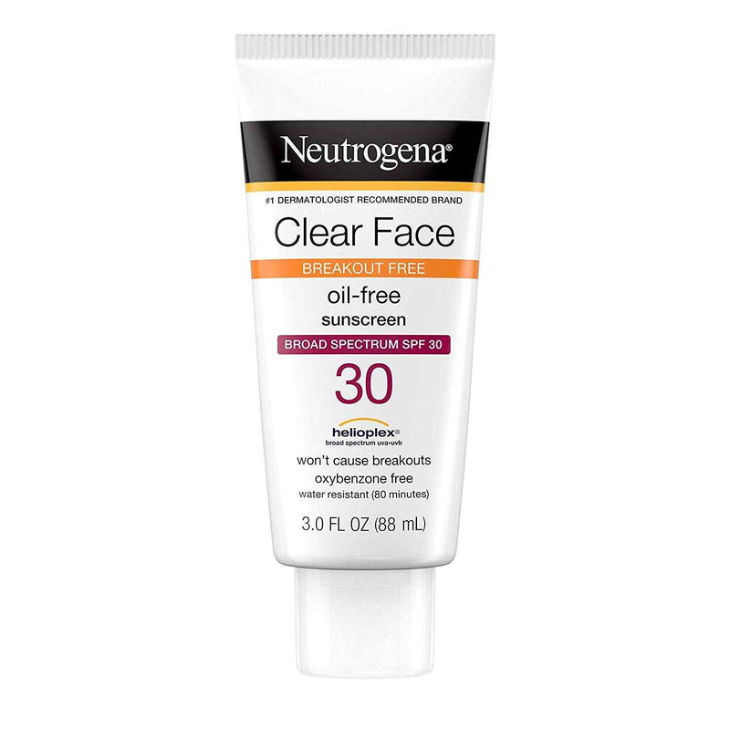 Neutrogena Clear Face Liquid Lotion Sunscreen with SPF 30, 3 fl. oz UK