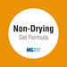 MG217 Non-Drying Multi-Symptom 2% Coal Tar Psoriasis Gel 4 oz  banner reading "Non drying gel formula"