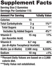 Nature's Bounty Optimal Solutions Hair, Skin & Nails Strawberry Flavored Gummies UK
