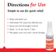 Zymox  Topical Spray with Hydrocortisone 1.0% usage instructions banner