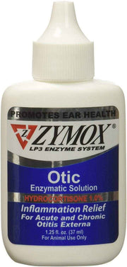Zymox Otic Hydrocortisone 1.0% Pet Ear Treatment Drops (1.25oz)