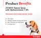 Zymox  Topical Spray with Hydrocortisone 1.0% product benefits banner