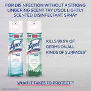 Lysol Disinfectant & Antibacterial Spray, Early Morning Breeze Scent, 19 Oz UK