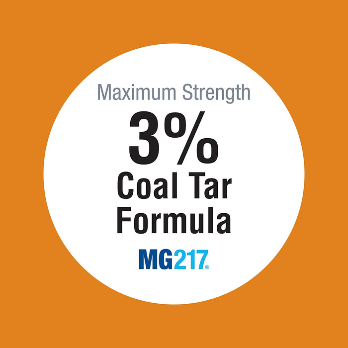 MG217 Psoriasis Medicated Conditioning 3% Coal Tar Shampoo - 8 oz maximum strength 3% Coal Tar formula banner