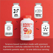 SmartyPants Kids Formula Daily Gummy Multivitamin: Vitamin C, D3, and Zinc for Immunity, Gluten Free, Omega 3 Fish Oil (DHA/EPA), Vitamin B6, Methyl B12, 120 Count UK