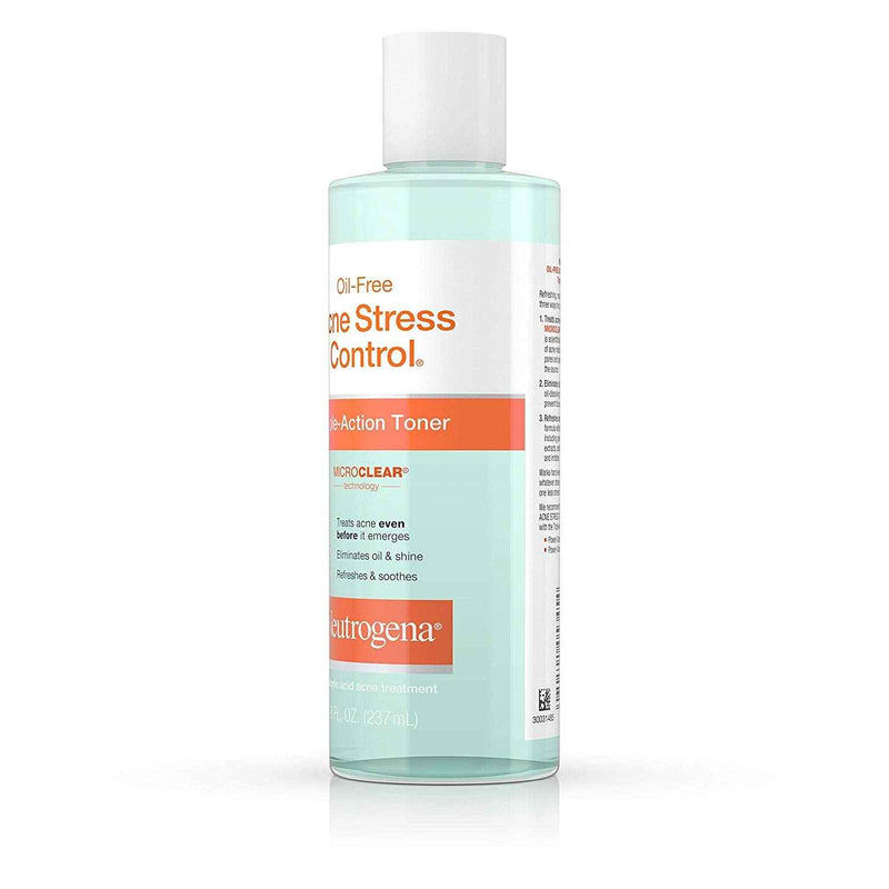 Neutrogena Oil-Free Acne Stress Control Triple-Action Facial Toner 8 oz