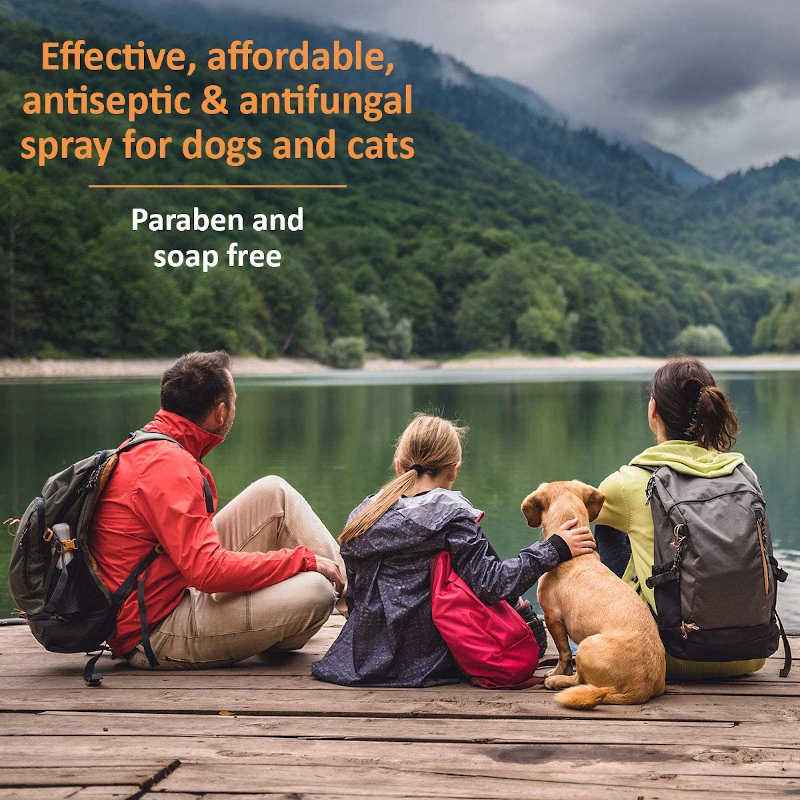 Veterinary Formula Antiseptic & Antifungal Spray for Dogs & Cats UK