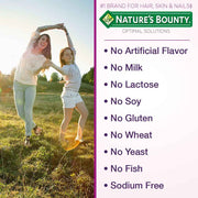 Nature's Bounty Optimal Solutions Hair, Skin & Nails Strawberry Flavored Gummies UK