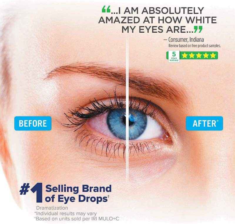 Clear Eyes Maximum Redness Relief Eye Drops For Red Eyes, 0.5 fl oz