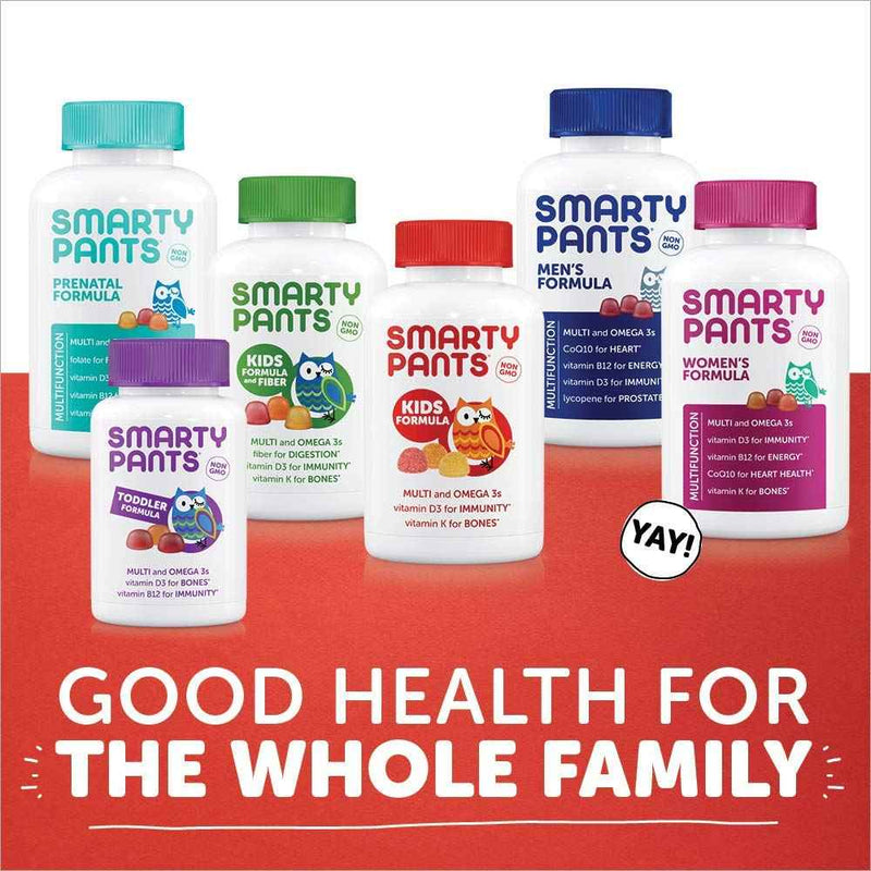 SmartyPants Kids Formula Daily Gummy Multivitamin: Vitamin C, D3, and Zinc for Immunity, Gluten Free, Omega 3 Fish Oil (DHA/EPA), Vitamin B6, Methyl B12, 120 Count UK