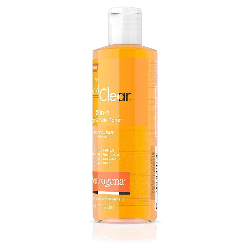 Neutrogena Rapid Clear 2-In-1 Fight & Fade Acne Toner, 8 Fl. Oz. UK