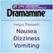 Dramamine All Day Less Drowsy Tablets Chewable Formula Banner Helps T o Prevent Nausea, Dizziness And Vomiting.