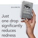 Lumify Eye Drops UK Redness Reliver Eye Drops Banner showing a hand holding a single box of Lumify Eye Drops with the slogan Just one drop significantly reduces redness