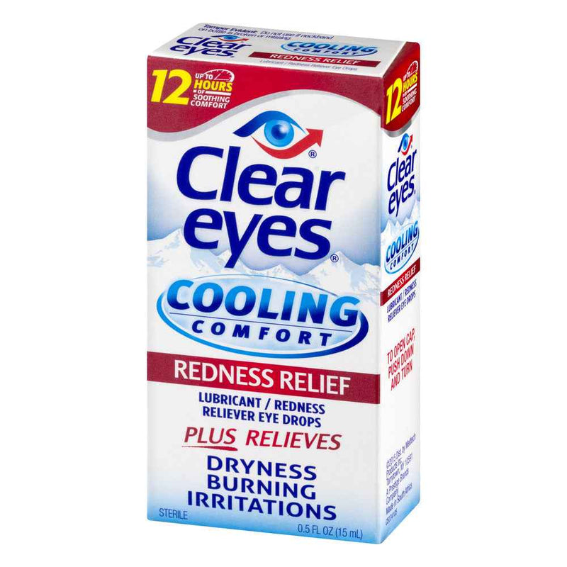 Clear Eyes Cooling Comfort- Redness Relief, 0.5 Ounce