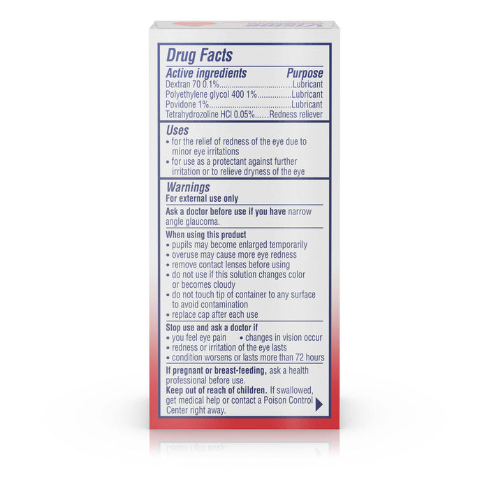 Visine Advanced Eye Drops Redness + Irritation Relief, 0.5 fl. oz UK