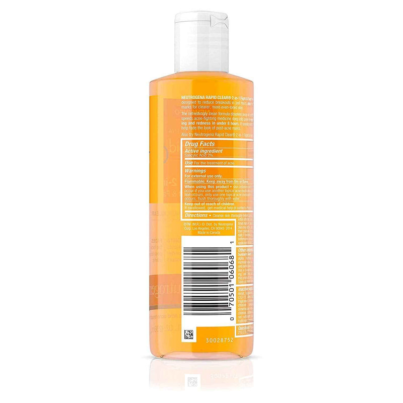 Neutrogena Rapid Clear 2-In-1 Fight & Fade Acne Toner, 8 Fl. Oz. UK