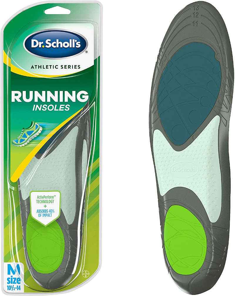 Dr. Scholl’s Athletic Series  Running Insoles For Runners Knee, Shin Splints & Plantar Fasciitis