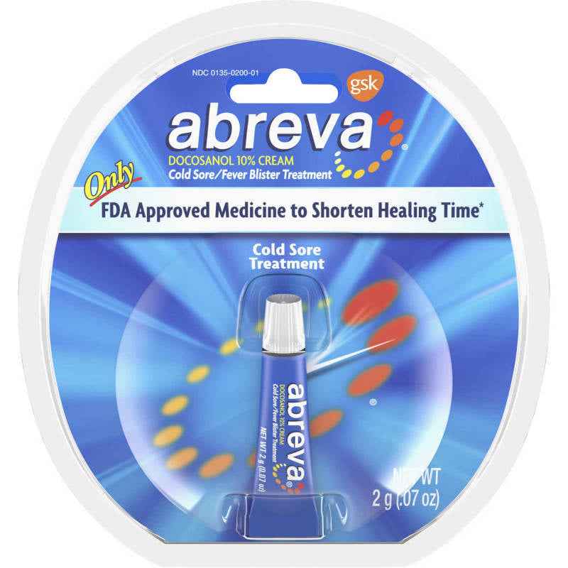 Abreva Cold Sore/Fever Blister Treatment 2g UK