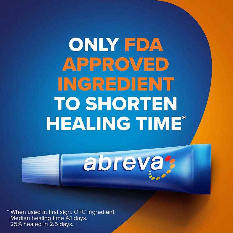 Abreva Cold Sore/Fever Blister Treatment 2g UK