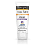 Neutrogena Clear Face Liquid Lotion Sunscreen with SPF 55, 3 fl. oz UK