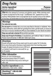 Compound W One Step Invisible Wart Remover Strips