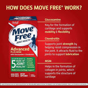 Schiff Move Free Advanced+ MSM Joint Support Tablets