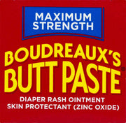 Boudreaux's Butt Paste Diaper Rash Ointment, Maximum Strength