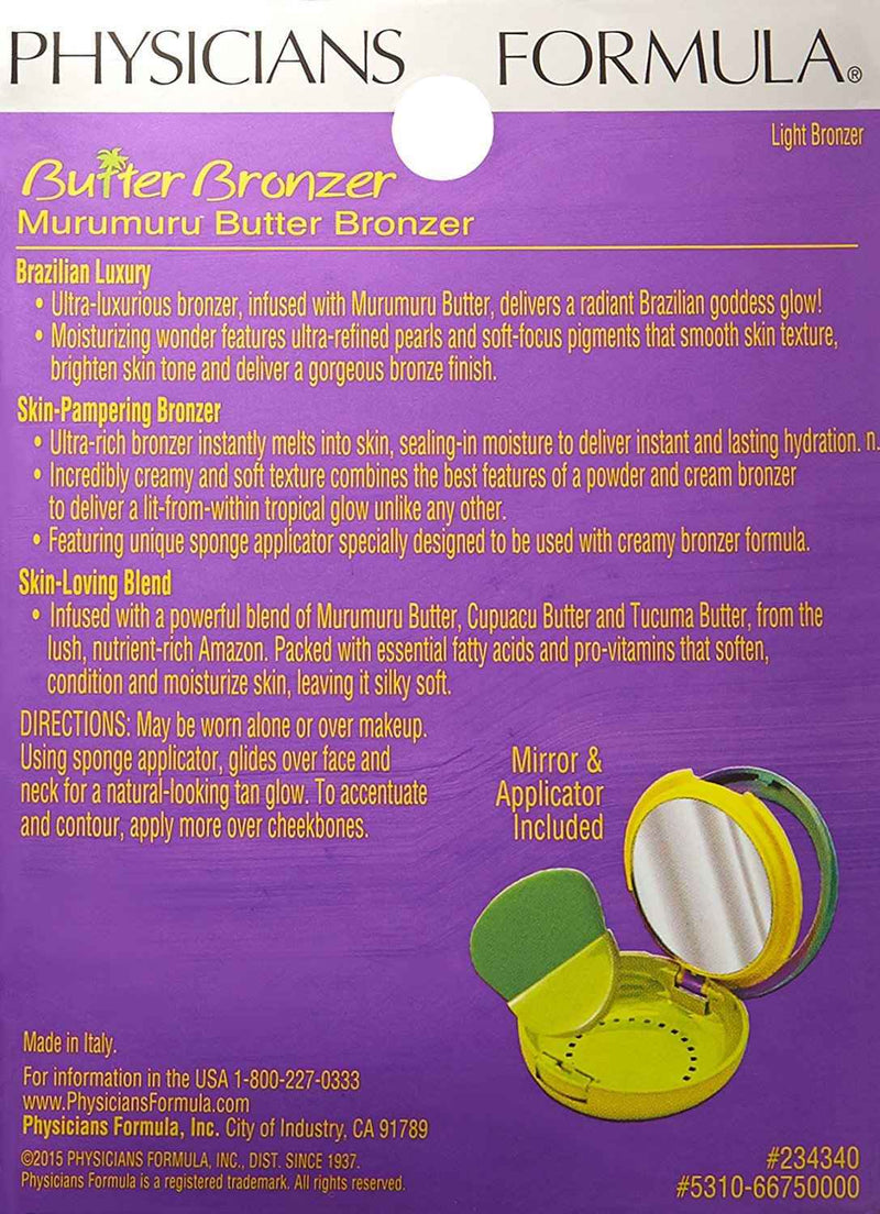 Physicians Formula Murumuru Butter Bronzer, Bronzer UK