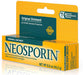 Neosporin Original First Aid Antibiotic Ointment image from the side of product outer packaging