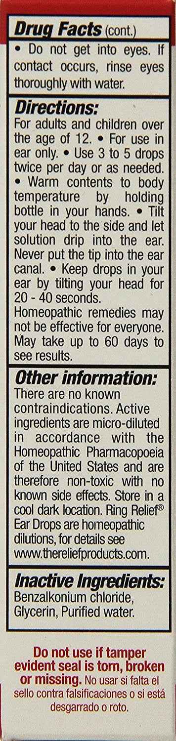 TRP Ring Relief Ear Drops UK