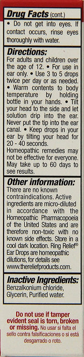 TRP Ring Relief Ear Drops UK