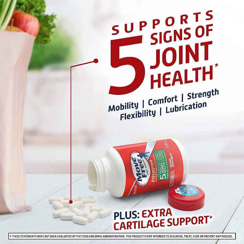 Schiff Move Free Advanced+ MSM Joint Support Tablets